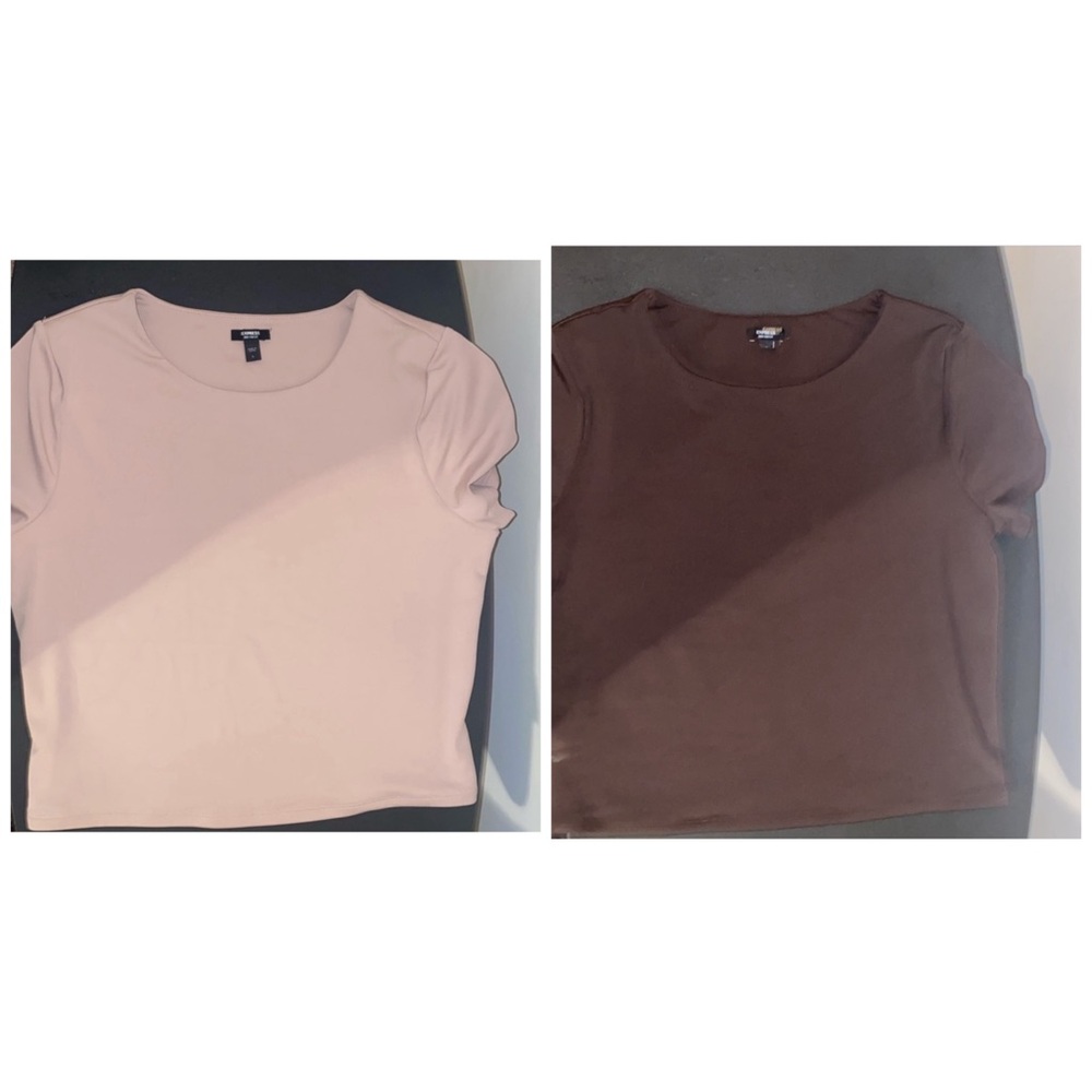 Express Body Contour Crop Top (set of 2)